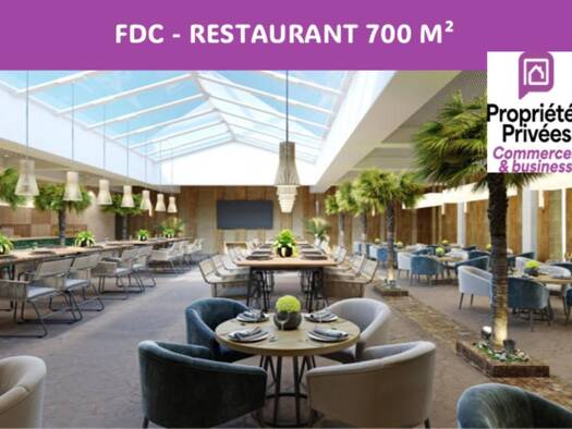 Restaurant à vendre Fonds de commerce 220 000 € 700 m² d'espace de restauration Centre Ville-Cathédrale Évreux 27000