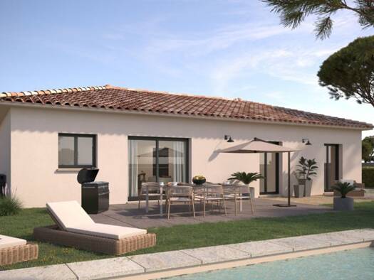 Terrain avec maison neuve à vendre 280 530 € 4 pièces 3 chambres 85 m² 404 m² de terrain Popian 34230