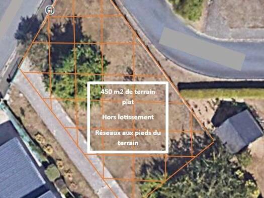 Terrain constructible viabilisé à vendre 105 000 € 450 m² de terrain Belbeuf 76240