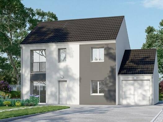 Terrain avec maison neuve à vendre 378 000 € 4 pièces 3 chambres 110 m² 350 m² de terrain République-Gare-Porte de Paris Saint-Denis 93200