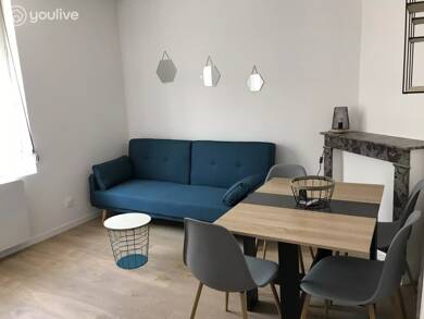 Appartement à louer 495 € 2 pièces 1 chambre 29 m² 1er étage Saint-Quentin 02100