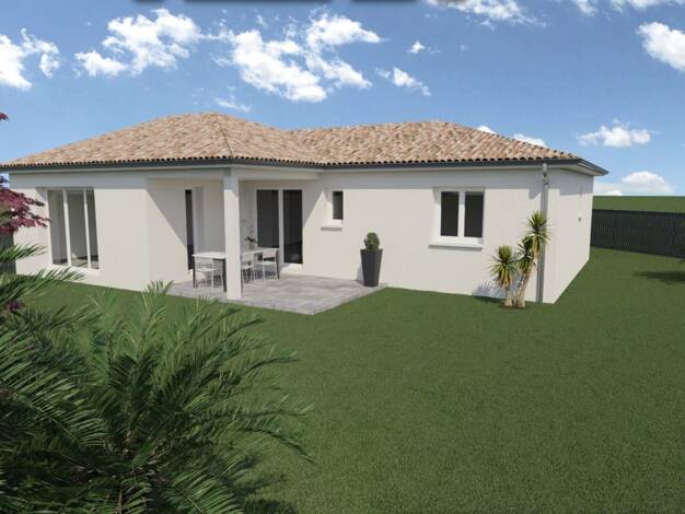 Terrain avec maison neuve à vendre 279 500 € 4 pièces 3 chambres 90 m² 351 m² de terrain Servian 34290