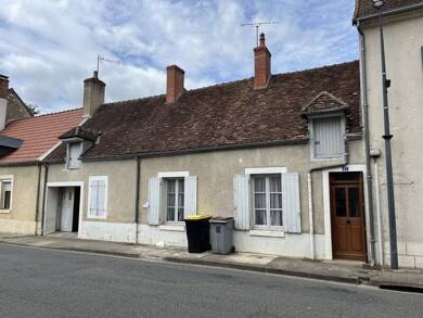 Maison à vendre 39 500 € 2 pièces 1 chambre 73 m² 638 m² de terrain Chateauneuf sur Cher 18190