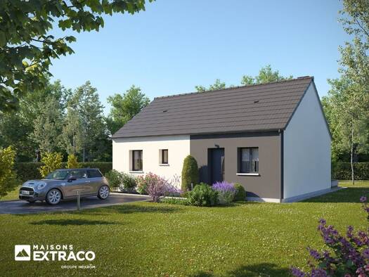 Terrain avec maison neuve à vendre 176 000 € 3 pièces 2 chambres 65 m² 900 m² de terrain Saint-Symphorien 27500