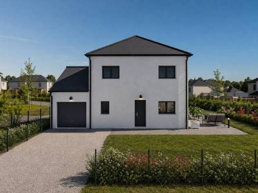 Terrain avec maison neuve à vendre 245 000 € 5 pièces 3 chambres 89 m² 460 m² de terrain Val d'Arry 14210