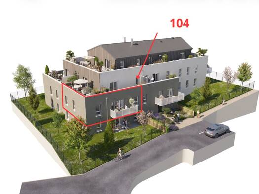 Appartement à vendre - neuf 310 000 € 4 pièces 3 chambres 85 m² dès le 31/12/2027 Duclair 76480