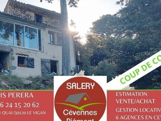 Maison à vendre 240 000 € 5 pièces 4 chambres 130 m² 17 000 m² de terrain Montdardier 30120