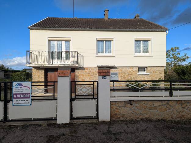 Maison à vendre 96 750 € 5 pièces 4 chambres 83,7 m² 1 356 m² de terrain Montgivray 36400