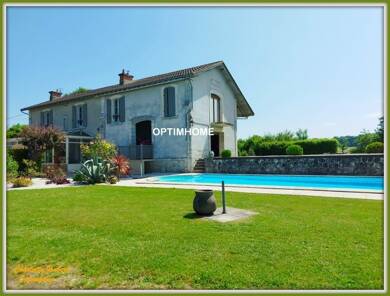 Maison à vendre 399 500 € 6 pièces 4 chambres 198 m² 9 730 m² de terrain Aubeterre-sur-Dronne 16390