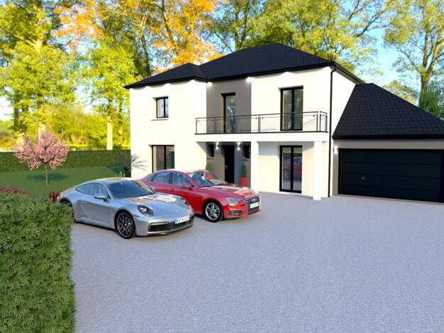 Terrain avec maison neuve à vendre 494 568 € 1 pièce 5 chambres 168 m² 340 m² de terrain Boves 80440