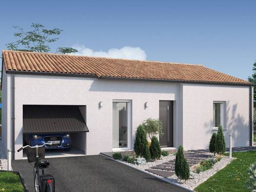 Terrain avec maison neuve à vendre 180 832 € 3 pièces 2 chambres 62 m² 445 m² de terrain Avrillé 85440