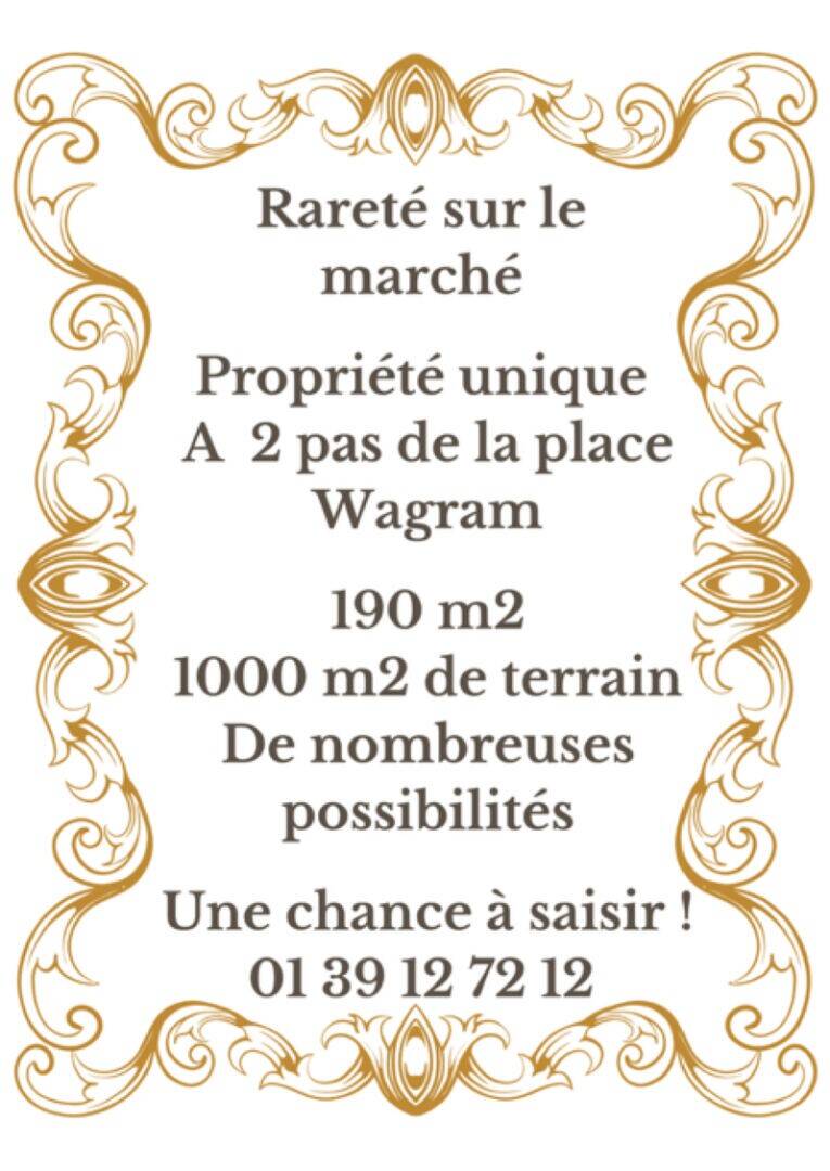 Maison à vendre, 190m², MAISONS LAFFITTE