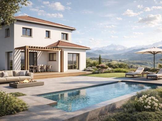 Terrain avec maison neuve à vendre 369 200 € 5 pièces 3 chambres 100 m² 700 m² de terrain Barnave-Saint Robert Saint-Égrève 38120