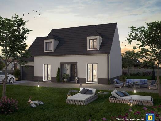 Terrain avec maison neuve à vendre 220 900 € 6 pièces 4 chambres 95 m² 511 m² de terrain Mereville 91660