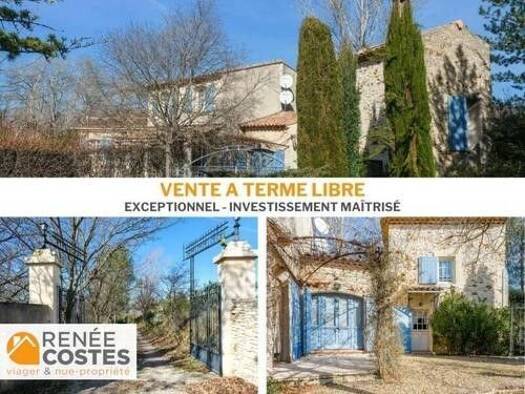 Maison en viager 419 900 € 5 pièces 3 chambres 290 m² 6 978 m² de terrain Villars 84400