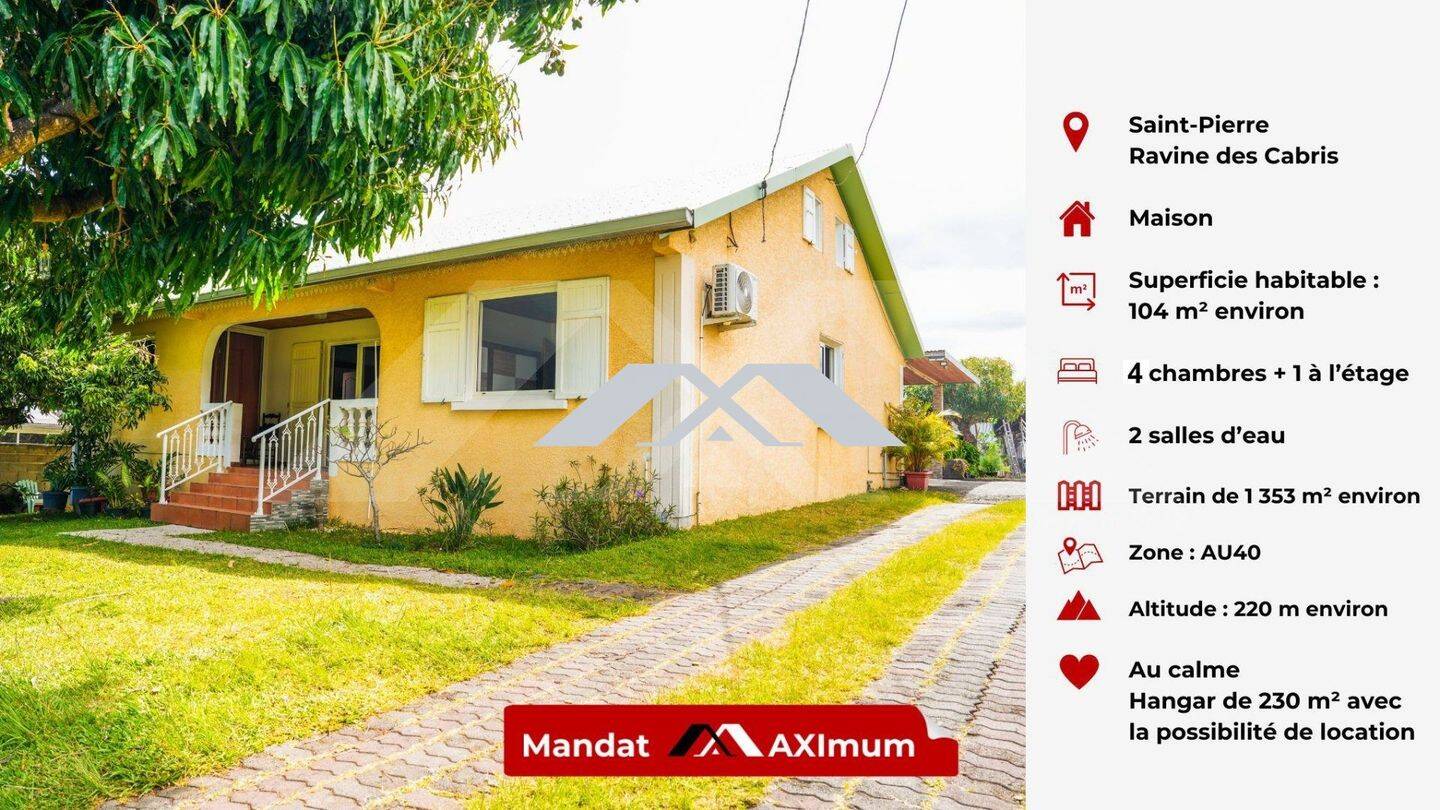 Maison à vendre, 104m², SAINT PIERRE