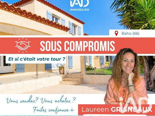 Maison à vendre 370 000 € 6 pièces 4 chambres 147 m² 638 m² de terrain Baho 66540
