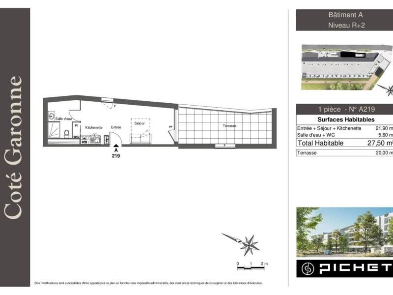 Maison à louer, 27m², LORMONT