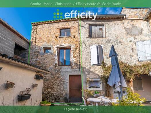 Maison à vendre 40 000 € 3 pièces 2 chambres 50 m² 11 m² de terrain Val-du-Faby 11260