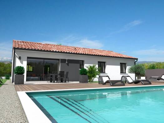 Terrain avec maison neuve à vendre 191 335 € 6 pièces 4 chambres 95 m² 1 100 m² de terrain Saint-Amans-Soult 81240