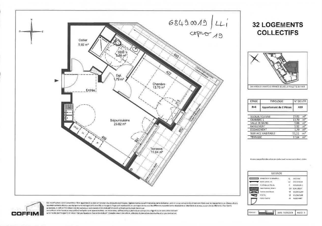Maison à louer, 51m², LA VALETTE DU VAR