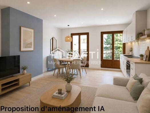 Appartement à vendre 365 750 € 3 pièces 2 chambres 105 m² Étage 2/2 Maquis du Gresivaudan Sud La Tronche 38700
