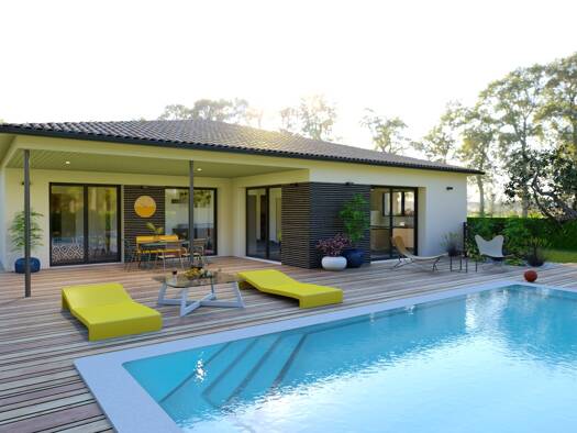 Terrain avec maison neuve à vendre 198 148 € 4 pièces 3 chambres 117 m² 1 200 m² de terrain Chalais 24800