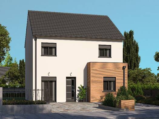 Terrain avec maison neuve à vendre 249 870 € 7 pièces 6 chambres 104 m² 500 m² de terrain Bertrimont 76890