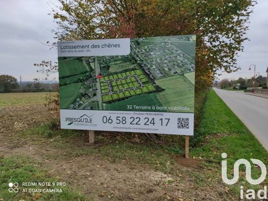 Terrain constructible viabilisé à vendre 49 500 € 463 m² de terrain Saint-Rémy-du-Plain 35560