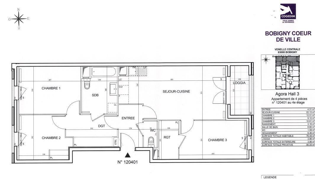 Maison à louer, 76m², BOBIGNY