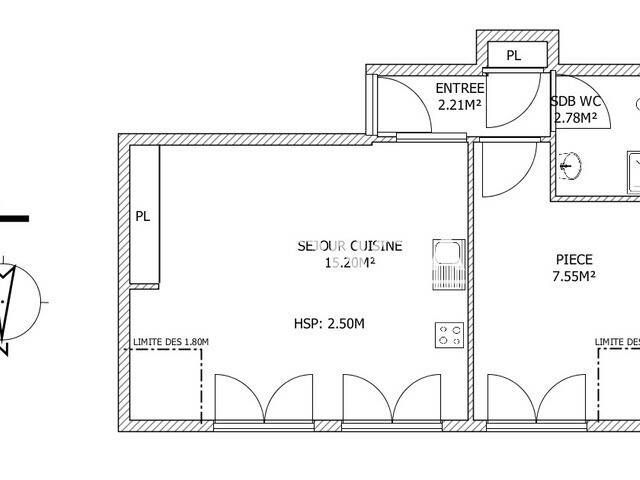 Maison à louer, 28m², MONS EN BAROEUL