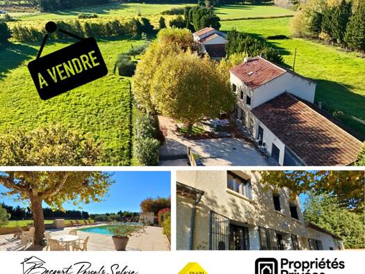 Maison à vendre 720 000 € 9 pièces 5 chambres 211 m² 5 365 m² de terrain Exterieur Sarrians 84260