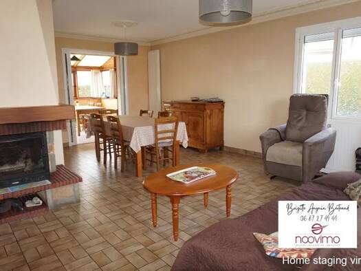 Maison de plain-pied à vendre 197 800 € 5 pièces 2 chambres 90 m² 720 m² de terrain Les Epesses 85590