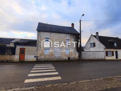 Maison à vendre 76 000 € 6 pièces 3 chambres 157 m² 265 m² de terrain Dizy-le-Gros 02340