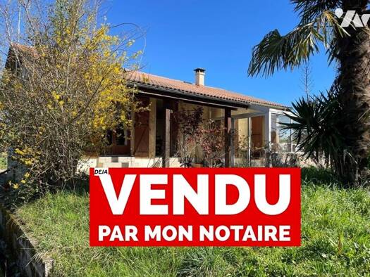 Maison de plain-pied à vendre 138 000 € 4 pièces 3 chambres 90 m² 1 075 m² de terrain Miélan 32170