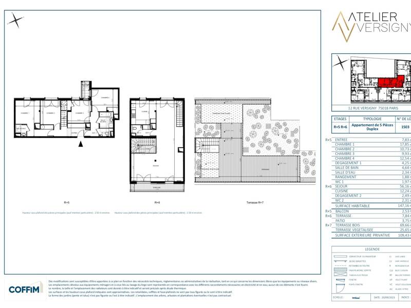 Maison à vendre, 147m², PARIS 18E