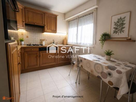 Appartement à vendre 164 900 € 3 pièces 2 chambres 76 m² Étage 1/4 Centre Ville Est Lisieux 14100