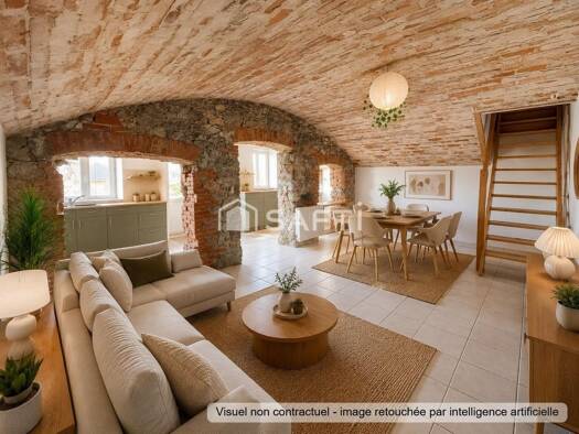 Duplex à vendre 124 000 € 3 pièces 2 chambres 75 m² RDC/4 La Bridoire 73520