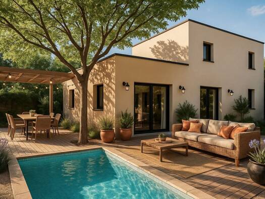 Terrain avec maison neuve à vendre 289 000 € 4 pièces 3 chambres 80 m² 500 m² de terrain Popian 34230