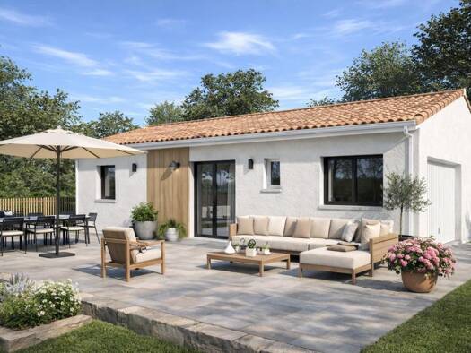 Terrain avec maison neuve à vendre 238 450 € 3 pièces 2 chambres 70 m² Beautiran 33640