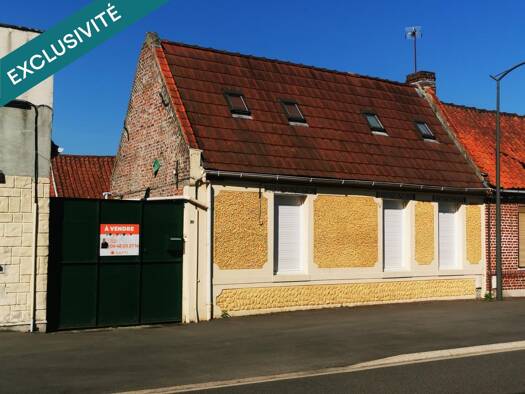 Maison à vendre 99 000 € 4 pièces 2 chambres 84 m² 808 m² de terrain Parc d'Anchin-Calvaire-Cité Barrois Pecquencourt 59146
