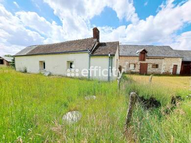 Maison à vendre 129 900 € 4 pièces 2 chambres 52 m² 1 789 m² de terrain Nord Est-Sud Ouest Montval-sur-Loir 72500