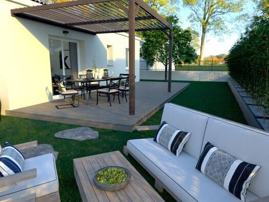 Terrain avec maison neuve à vendre 276 341 € 3 pièces 2 chambres 68 m² 350 m² de terrain Campagne Sénas 13560
