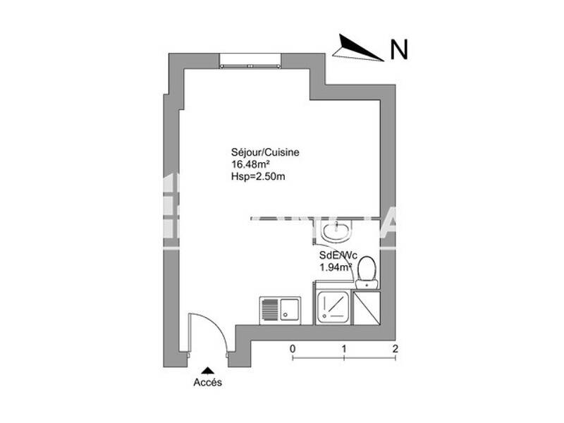 Maison à louer, 19m², HEROUVILLE SAINT CLAIR