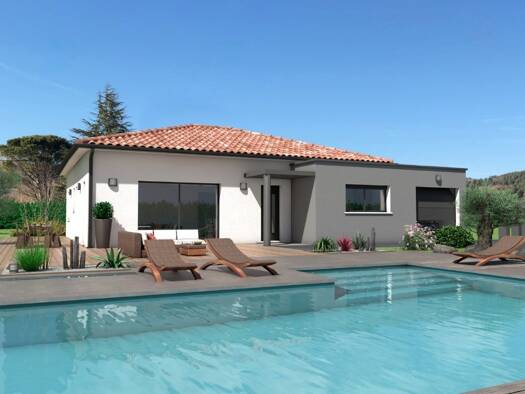 Terrain avec maison neuve à vendre 250 390 € 6 pièces 4 chambres 112 m² 372 m² de terrain Zone d'Activité Bédarieux 34600