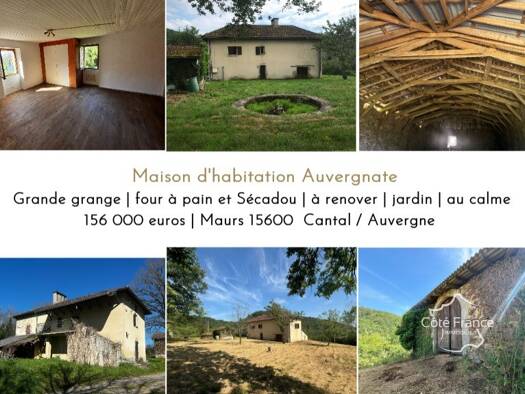 Maison à vendre 156 000 € 5 pièces 3 chambres 75 m² 5 298 m² de terrain St Etienne de Maurs 15600