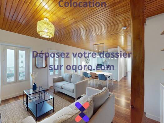 Colocation à louer 444 € 5 pièces 4 chambres 110 m² 1er étage Centre Brest 29200