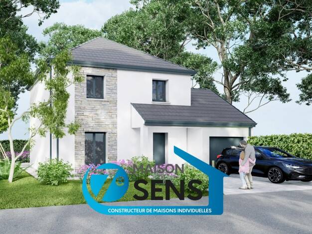 Terrain avec maison neuve à vendre 255 968 € 4 pièces 3 chambres 85 m² 988 m² de terrain Civry-la-Forêt 78910