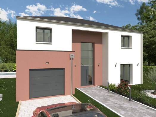 Terrain avec maison neuve à vendre 426 000 € 5 pièces 4 chambres 140,8 m² Routes de Metz Thionville (Ouest) Maizières-lès-Metz 57280
