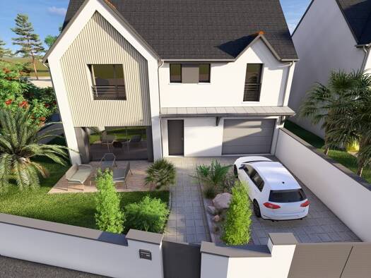 Villa à vendre - neuf 740 000 € 6 pièces 4 chambres 140 m² dès le 31/12/2026 Saint-Lunaire 35800